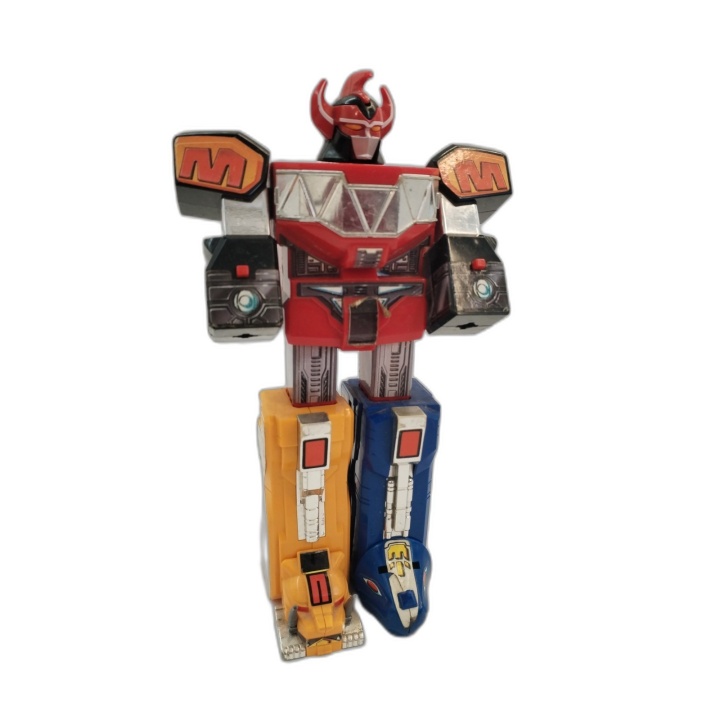 Power Rangers MMPR Megazord Bandai 1993 - Figurine Robot Vintage Occas