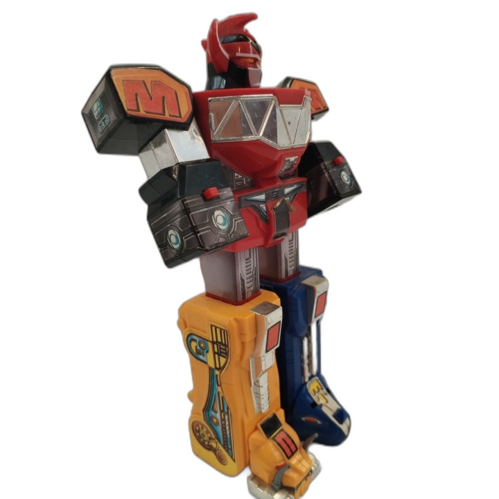 Power Rangers MMPR Megazord Bandai 1993 - Figurine Robot Vintage Occas