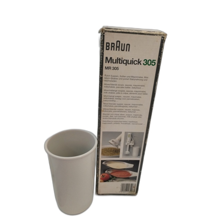 Braun Minipimer 305 MR305 Mixeur Plongeant 160W - Complet Boîte & Noti