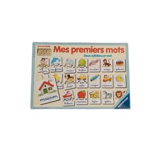 Mes Premiers Mots - Ravensburger - Jeu Bois Apprentissage Syllabes - D