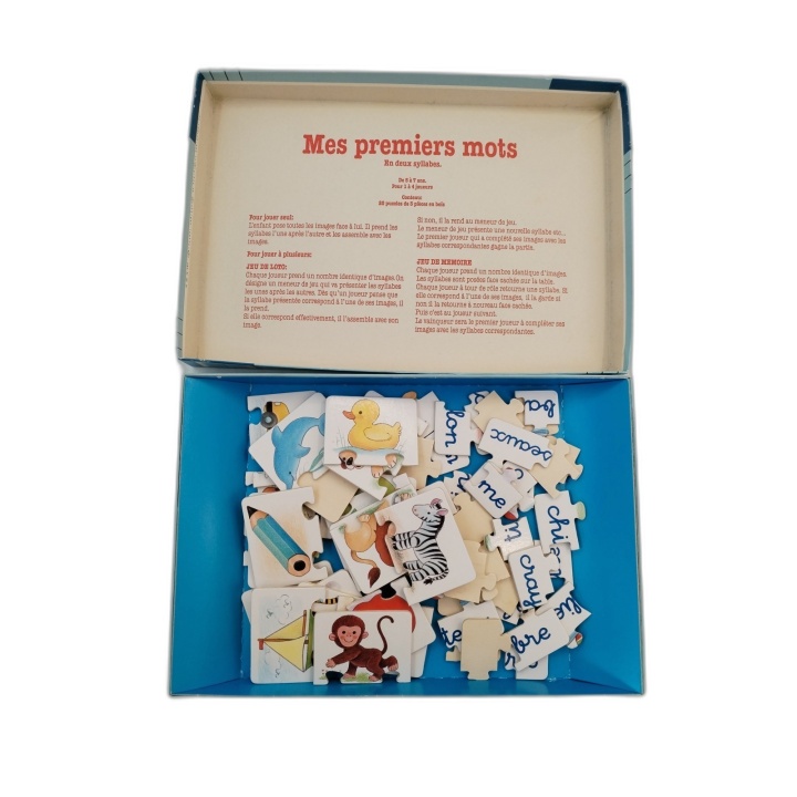 Mes Premiers Mots - Ravensburger - Jeu Bois Apprentissage Syllabes - D