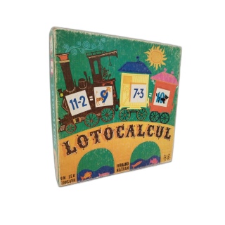 Lotocalcul - Fernand Nathan - Jeu éducatif calcul enfant - Vintage Occ