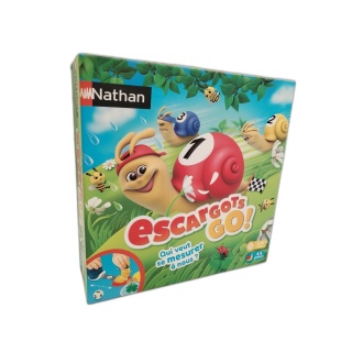 Escargots Go ! - Nathan - Jeu de course enfant 2-3 joueurs - Dès 4 ans