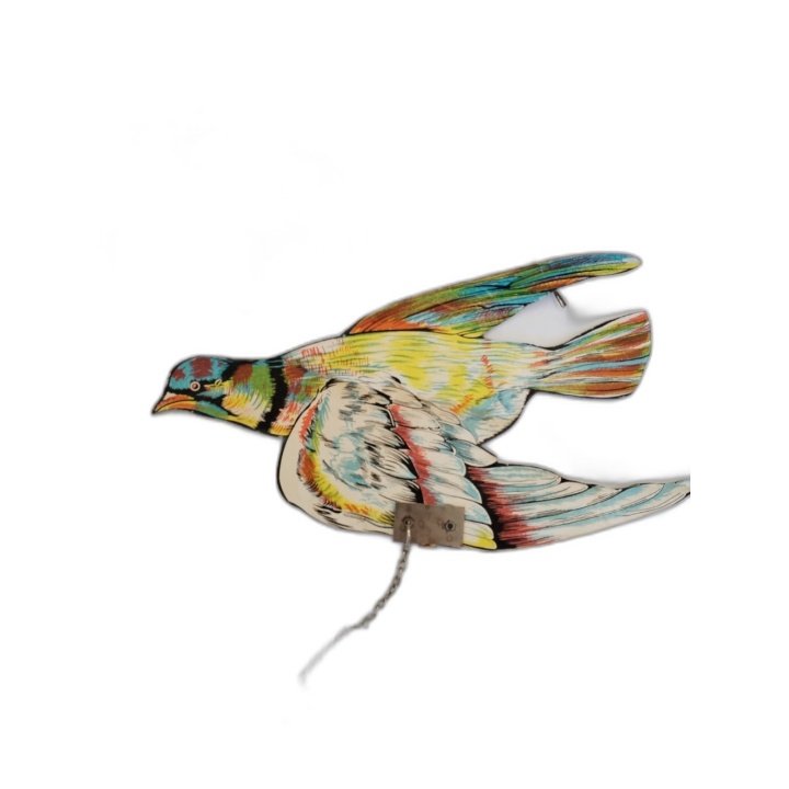 Lot 3 Cibles Tir au Pigeon Jeu Forain Vintage - Oiseaux Carton 30x16cm