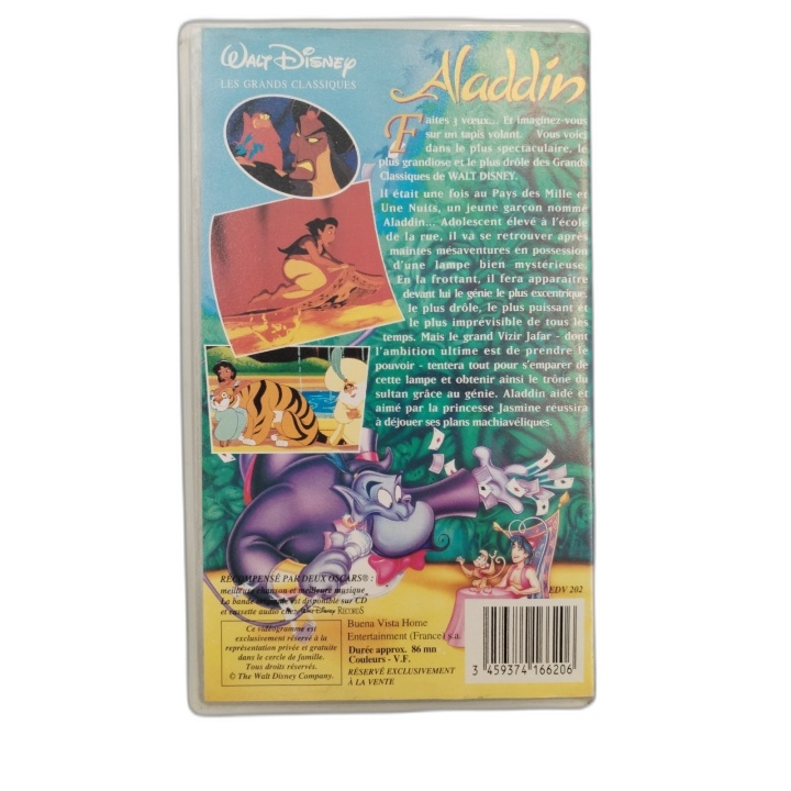Aladdin - Walt Disney Les Grands Classiques - Cassette VHS - Occasion