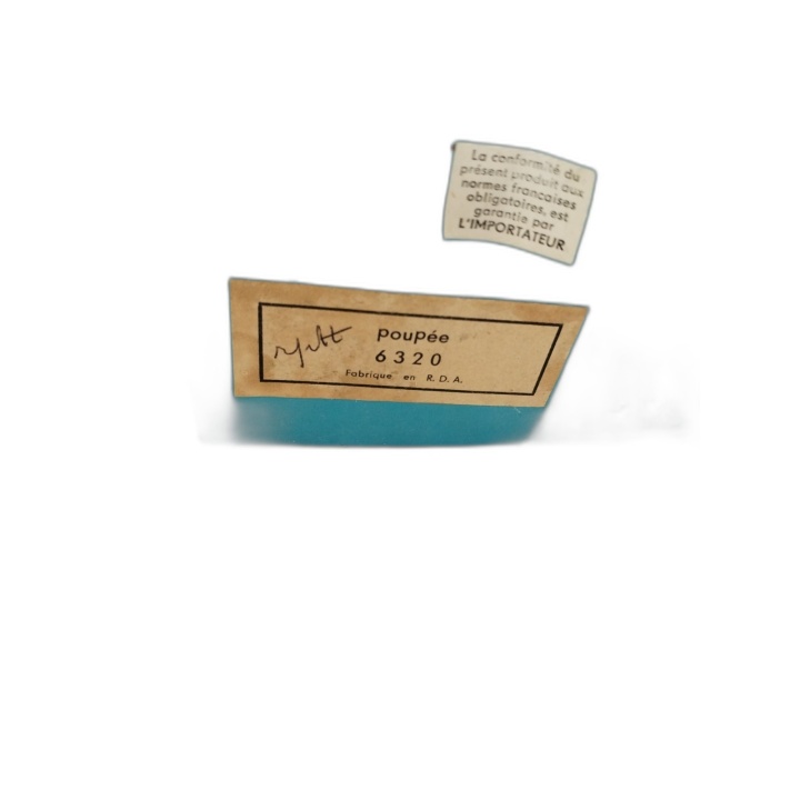Ancienne Poupée RDA Sonneberger Puppen - Jouet Vintage Années 70 - Vêt