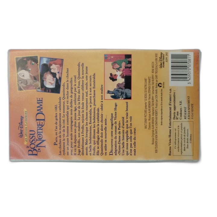 Le Bossu de Notre-Dame - Walt Disney Grands Classiques - Cassette VHS