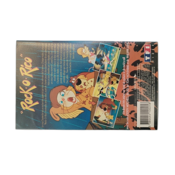 Rock-O-Rico - VHS - Film Animation Don Bluth - VF Eddy Mitchell - TF1