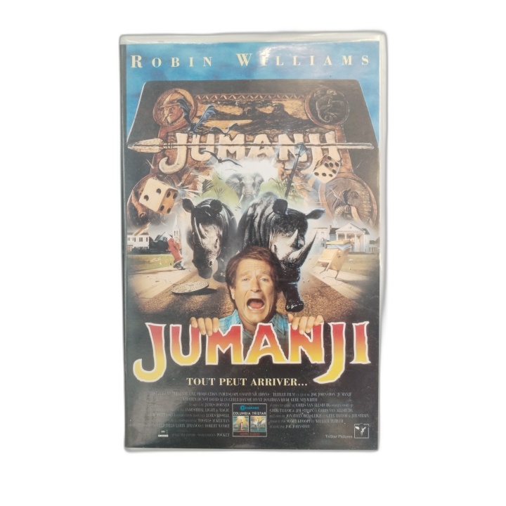 Jumanji - Cassette VHS - Film Robin Williams - Columbia TriStar - Vers