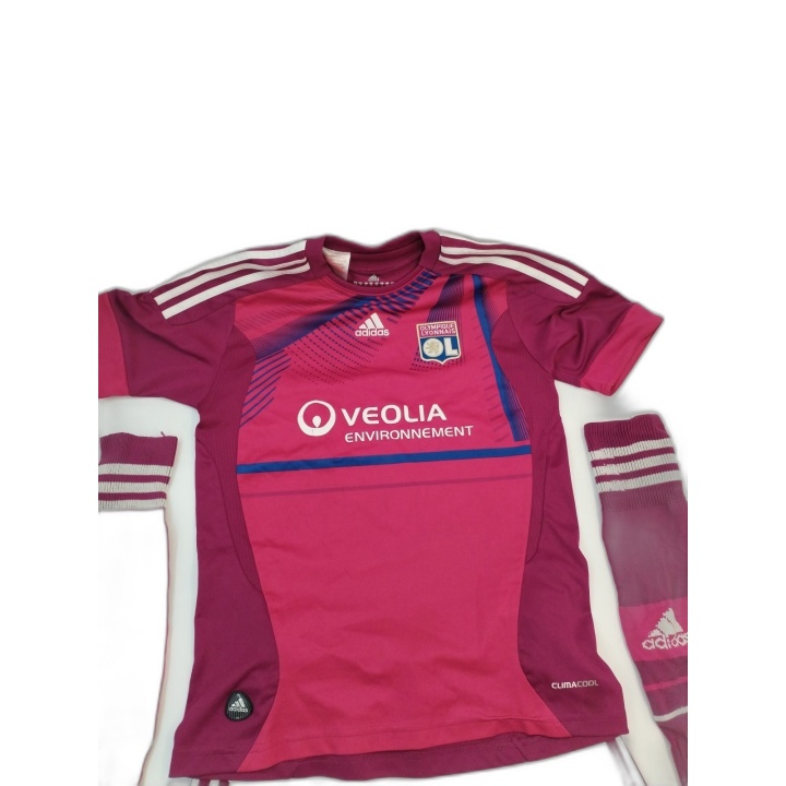 Kit Enfant Olympique Lyonnais Adidas Extérieur - Maillot + Short + Cha