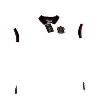 Polo OGC Nice Macron Homme Blanc - Officiel - Neuf avec étiquette