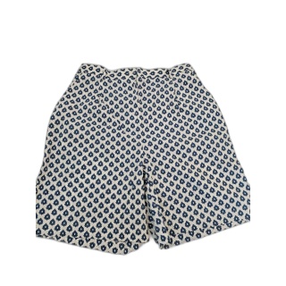 Short Les Olivades Taille 42 - Imprimé Fleuri Provençal Bleu Blanc - J