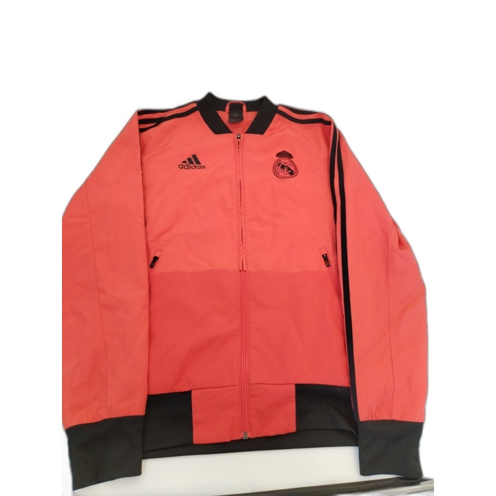 Veste Survêtement Adidas Real Madrid Rouge Corail Homme - Taille S - O
