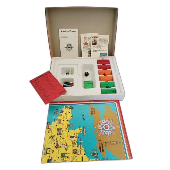 Voyage en France avec Pierre Bonte - Ravensburger 1978 - Jeu de sociét