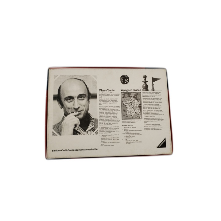 Voyage en France avec Pierre Bonte - Ravensburger 1978 - Jeu de sociét