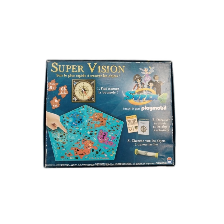 Super Vision Super 4 Playmobil - Dujardin - Jeu Observation 2-6 Joueur