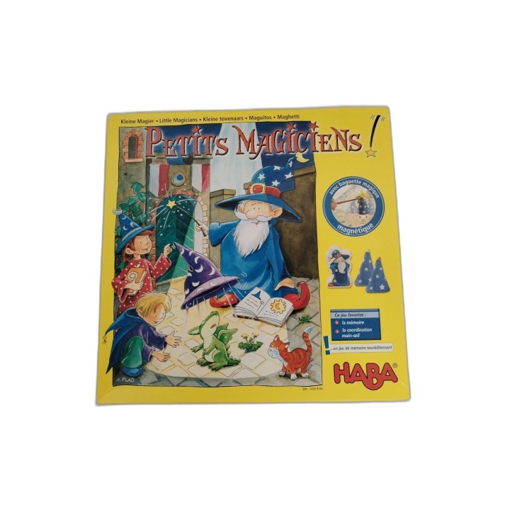 Petits Magiciens ! - HABA - Jeu Mémoire Enfant Baguette Magnétique - D