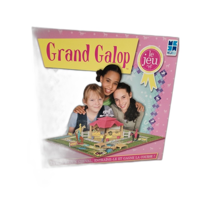 Grand Galop Le Jeu - Megableu - Jeu Cheval Enfant 2-4 Joueurs - 7 ans+