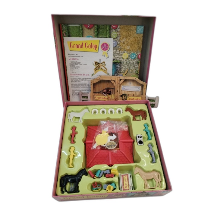 Grand Galop Le Jeu - Megableu - Jeu Cheval Enfant 2-4 Joueurs - 7 ans+