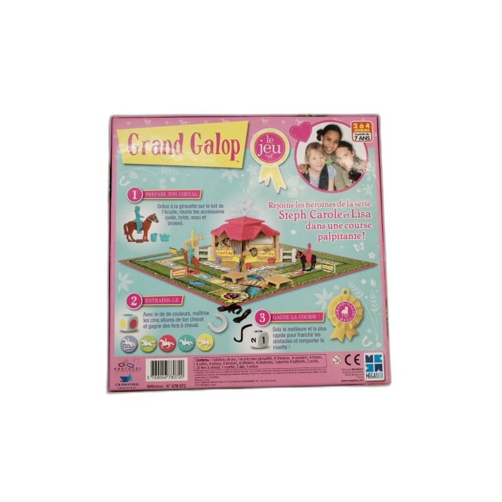 Grand Galop Le Jeu - Megableu - Jeu Cheval Enfant 2-4 Joueurs - 7 ans+