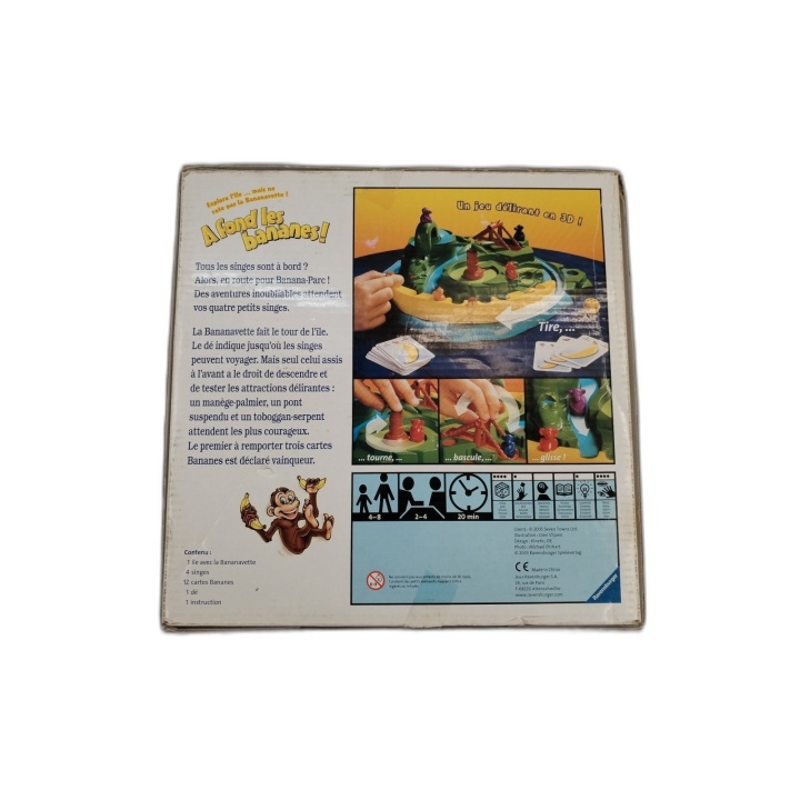 À Fond les Bananes ! - Ravensburger - Jeu Enfant 2-4 Joueurs - Dès 4 a