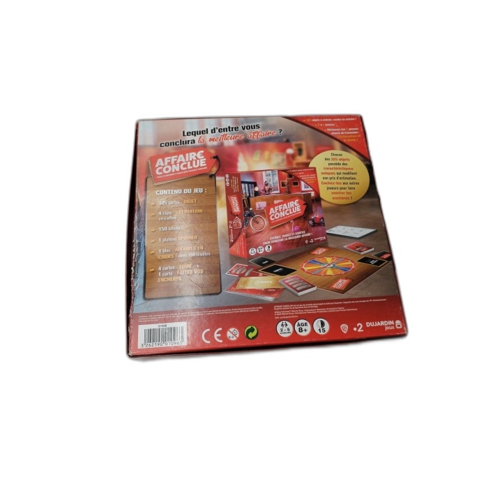 Affaire Conclue - Dujardin - Jeu Estimation Vente 2-5 Joueurs - 8 ans