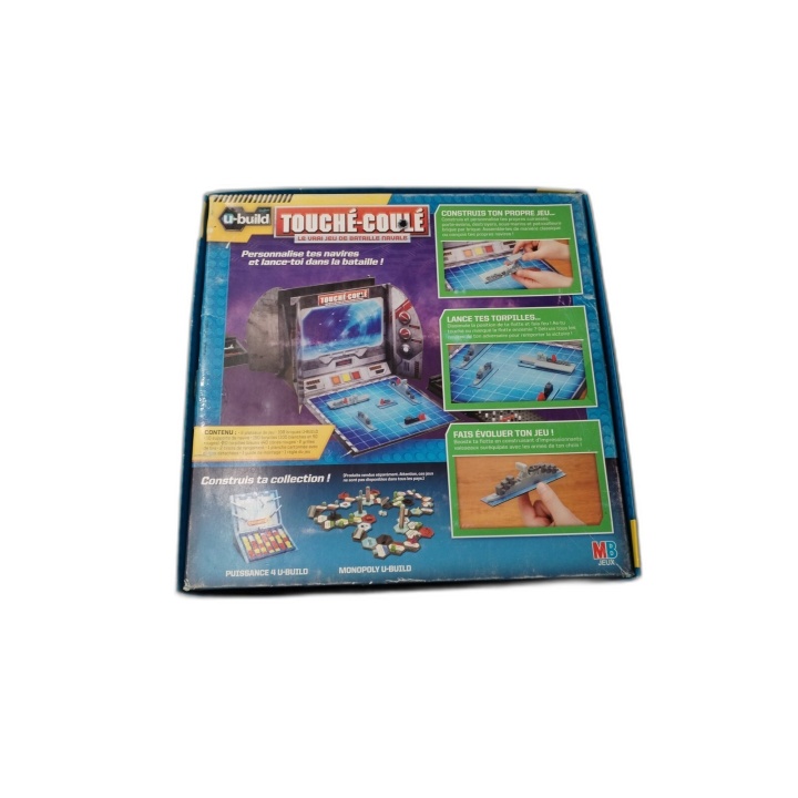 U-Build Touché-Coulé Hasbro - Bataille Navale Personnalisable - 2 Joue