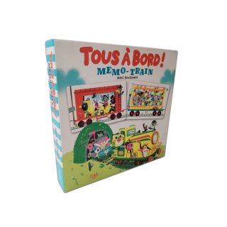 Tous à Bord ! Mémo-Train - Little Urban - Jeu Mémoire Enfant - 2 ans+