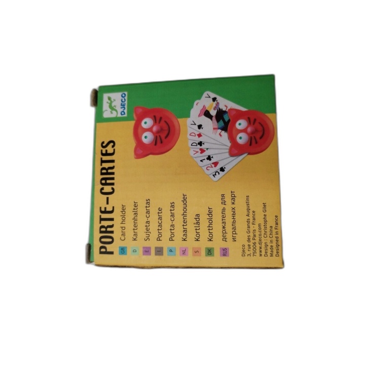 Porte-Cartes Chat - Djeco - Accessoire Jeu de Cartes Enfant - Dès 3 an