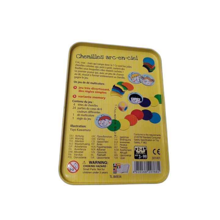 Chenilles Arc-en-Ciel HABA - Jeu Société Enfant 2-4 Joueurs - Dès 2 an