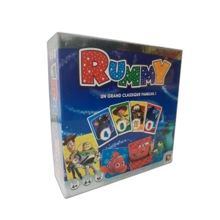Rummy Disney Pixar - Jeu de Cartes Familial 2-4 Joueurs - Dès 4 ans -