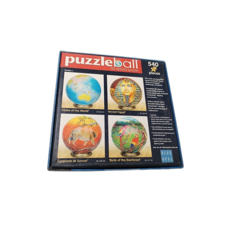 Puzzleball Globe du Monde Blue Opal - Puzzle 3D Sphère 540 pièces - 23
