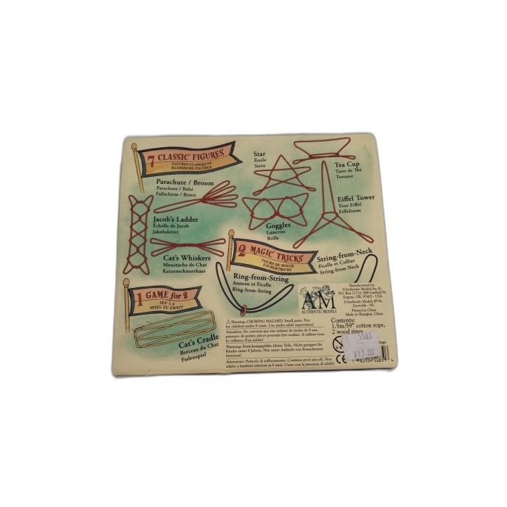 Work the Strings - Authentic Models - Jeu de Ficelle Nœuds Marins - Dè