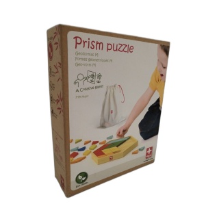Hape Prism Puzzle Formes Géométriques en Bois - Jeu Créatif Enfant 3 a