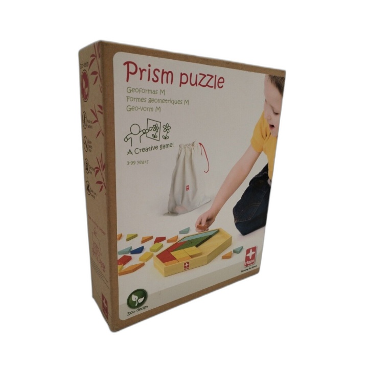 Hape Prism Puzzle Formes Géométriques en Bois - Jeu Créatif Enfant 3 a