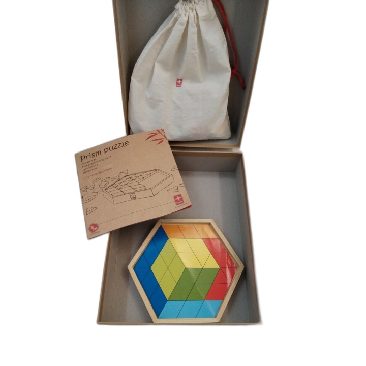 Hape Prism Puzzle Formes Géométriques en Bois - Jeu Créatif Enfant 3 a