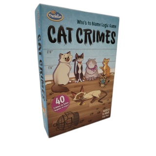 Cat Crimes - ThinkFun - Jeu de Logique Solo 40 Défis - Dès 8 ans - Occ