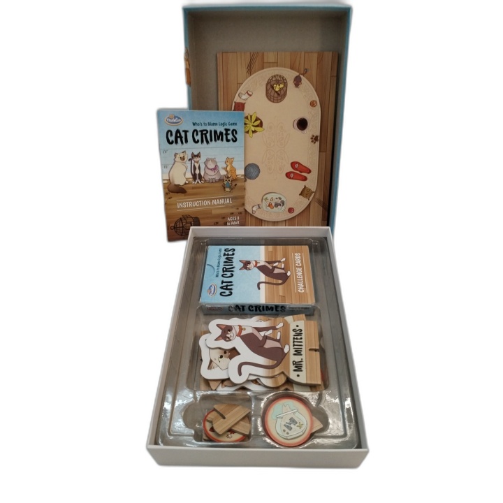 Cat Crimes - ThinkFun - Jeu de Logique Solo 40 Défis - Dès 8 ans - Occ