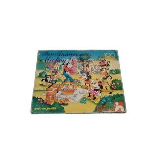 Bon Anniversaire Mickey - Nathan - Puzzle 100 Pièces Disney Vintage 19
