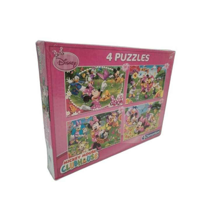 4 Puzzles Disney Minnie Mickey Mouse Clubhouse - Clementoni - 20/60 pi