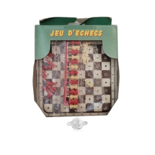 Jeu d'Échecs Voyage Vintage Tradition Made in France - Pièces Plastiqu
