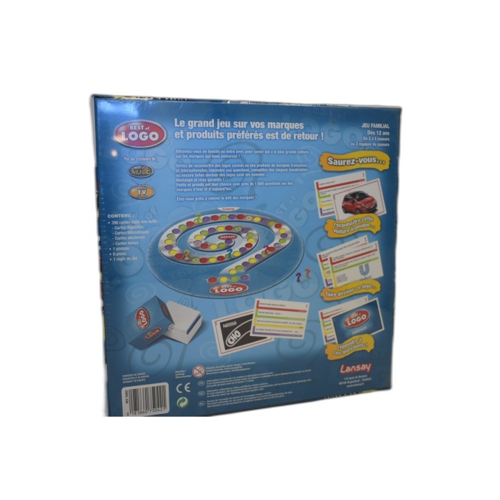 Best of Logo Lansay - Nouvelle Version - Jeu Quiz Marques 2-6 Joueurs