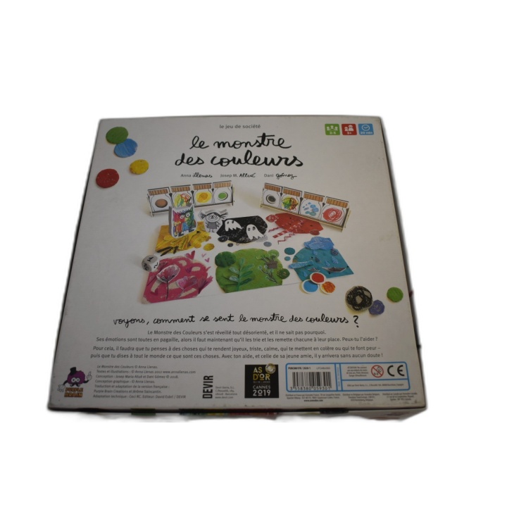 Le Monstre des Couleurs - Jeu de Société Enfant - Anna Llenas - Dès 3