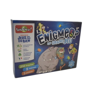 Énigmes Le Grand Jeu - Bioviva - Jeu Déduction Famille 210 Énigmes 5 T