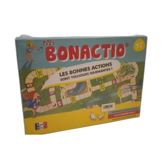 Bonactio - Jeu Éducatif Plateau 2-4 Joueurs - 7 ans+ - Fabriqué en Fra