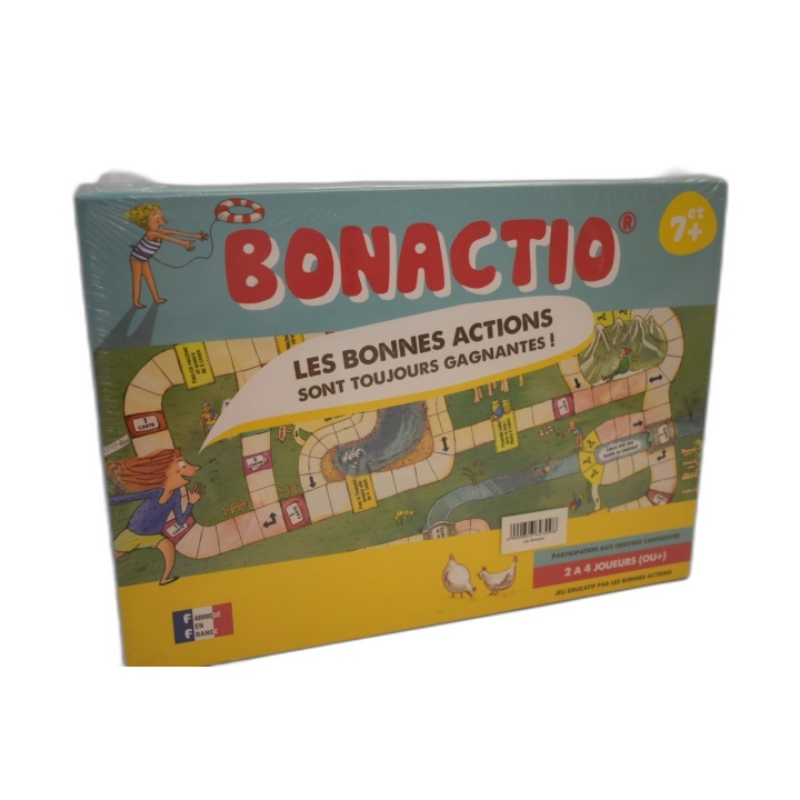 Bonactio - Jeu Éducatif Plateau 2-4 Joueurs - 7 ans+ - Fabriqué en Fra