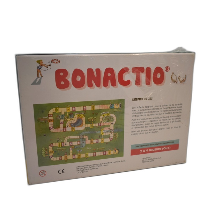 Bonactio - Jeu Éducatif Plateau 2-4 Joueurs - 7 ans+ - Fabriqué en Fra
