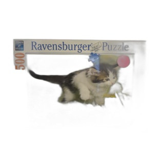 Puzzle Chaton dans les Fleurs - Ravensburger - 500 pièces - Softclick