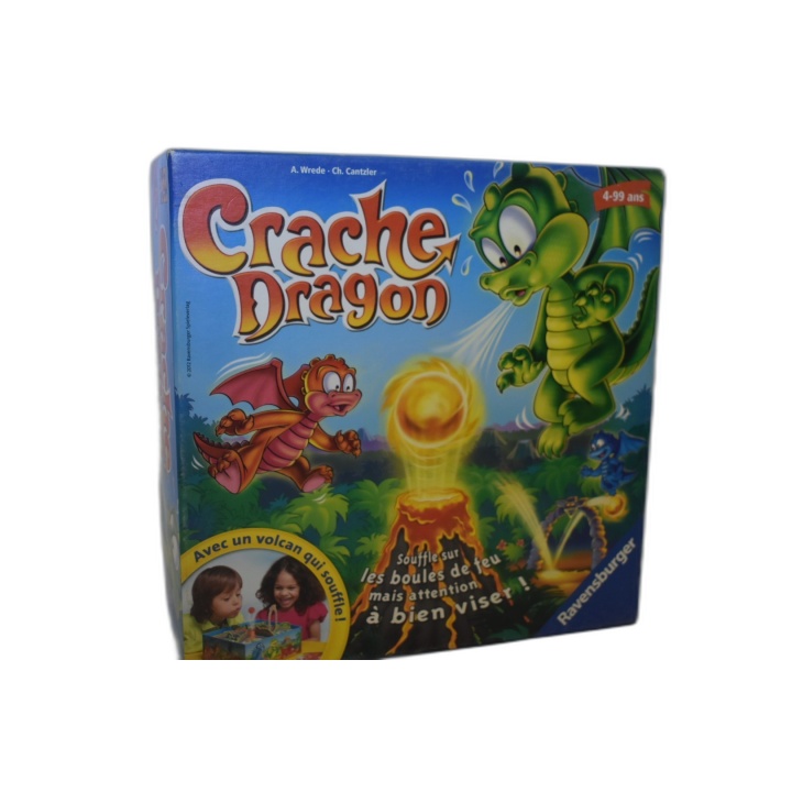 Crache Dragon - Ravensburger - Jeu Enfant Soufflage Volcan - 4-99 ans