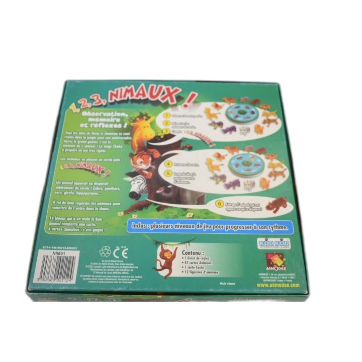 Animaux ! - Asmodee - Jeu Mémoire & Réflexes Enfants 2-8 Joueurs - 4 a